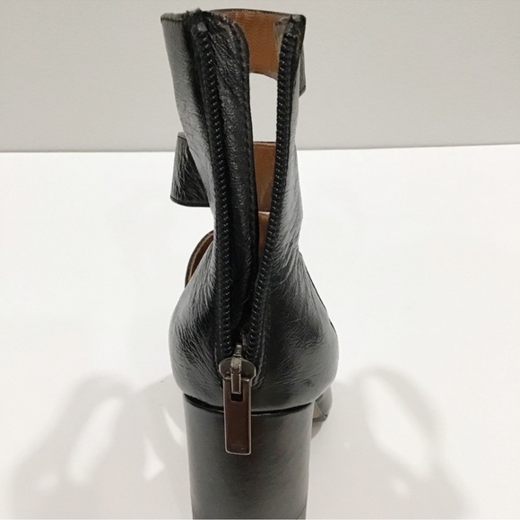 SAVE $629 - AQUATALIA BLACK LEATHER “EMME” BLOCK HEEL PUMPS EXCELLENT CONDITION - Picture 6 of 11